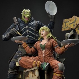 Caiman & Nikaido Dorohedoro 1/4 Statue by Prime 1 Studio